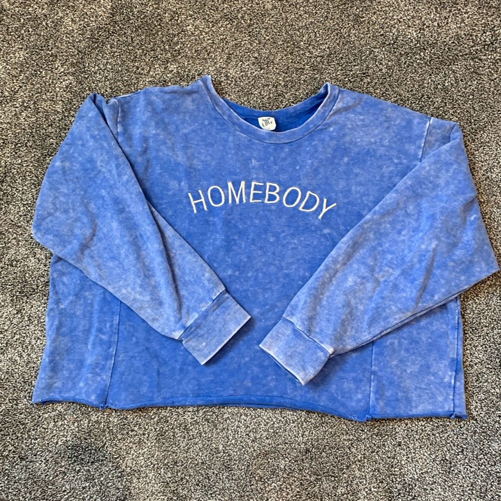 -Embroidered sweatshirt